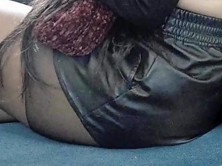 Leather Look Shorts Free Leather Shorts Hd Porn Video A0
